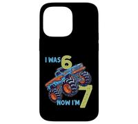 J'avais Six Ans Maintenant J'Ai Sept Ans Monster Truck 67 Meme 7e Anniversaire Coque pour iPhone 14 Pro Max