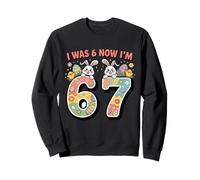 J'avais Six Ans, Maintenant J'Ai Sept Ans, Pâques 67, Meme, 7e Anniversaire Sweatshirt