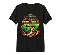 J'avais Six Ans Maintenant Je suis Sept 6 7 Kaiju 67 Meme 7e Anniversaire T-Shirt Haut de Gamme