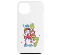 J'avais Six Ans, Maintenant Je suis Sept Licorne 67, mème, 7e Anniversaire, garçons Coque pour iPhone 13