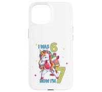 J'avais Six Ans, Maintenant Je suis Sept Licorne 67, mème, 7e Anniversaire, garçons Coque pour iPhone 15