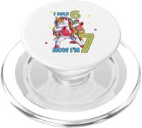 J'avais Six Ans, Maintenant Je suis Sept Licorne 67, mème, 7e Anniversaire, garçons PopSockets PopGrip pour MagSafe
