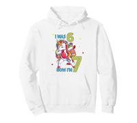 J'avais Six Ans, Maintenant Je suis Sept Licorne 67, mème, 7e Anniversaire, garçons Sweat à Capuche