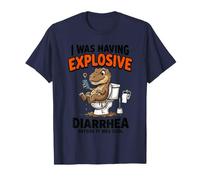 J'avais Une diarrhée Explosive Avant Que ce ne Soit Cool Fun Dino T-Shirt