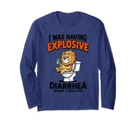 J'avais Une diarrhée Explosive Avant Que ce ne Soit Cool Fun Lion Manche Longue