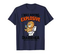 J'avais Une diarrhée Explosive Avant Que ce ne Soit Cool Fun Lion T-Shirt