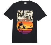 J'avais Une diarrhée Explosive Avant qu'il ne Soit Cool Comfort Colors Adult Heavyweight T-Shirt