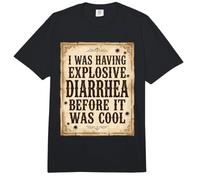 J'avais Une diarrhée Explosive Avant qu'il ne Soit Cool Comfort Colors Adult Heavyweight T-Shirt