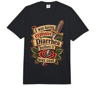 J'avais Une diarrhée Explosive Avant qu'il ne Soit Cool Comfort Colors Adult Heavyweight T-Shirt