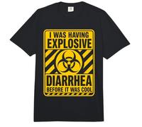 J'avais Une diarrhée Explosive Avant qu'il ne Soit Cool Comfort Colors Adult Heavyweight T-Shirt