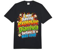 J'avais Une diarrhée Explosive Avant qu'il ne Soit Cool Comfort Colors Adult Heavyweight T-Shirt