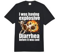 J'avais Une diarrhée Explosive Avant qu'il ne Soit Cool Comfort Colors Adult Heavyweight T-Shirt