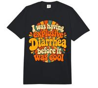 J'avais Une diarrhée Explosive Avant qu'il ne Soit Cool Comfort Colors Adult Heavyweight T-Shirt