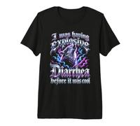 J'avais Une diarrhée Explosive Avant qu'il ne Soit Cool T-Shirt Haut de Gamme
