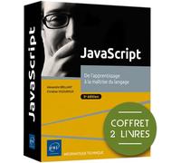 JavaScript - Coffret de 2 livres : De l'apprentissage à la maîtrise du langage (5e édition) - Alexandre Brillant - Eni Editions - Coffret - Manuel