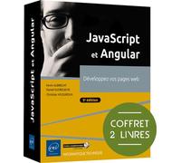 JavaScript et Angular - Coffret de 2 livres : Développez vos pages web (5e édition) - Kevin Albrecht - Eni Editions - Coffret - Manuel