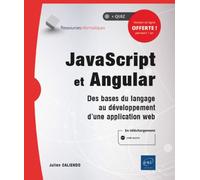 JavaScript et Angular Des bases du langage au développement d'une application web - Julien Caliendo - Eni Editions - broché - Manuel