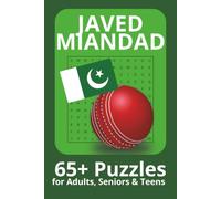 Javed Miandad Word Search Puzzle Book: Word Searches with Easy to Read Print about Javed Miandad, Cricket, Pakistan and more | 6x9 inches| 65+ puzzles . . . Gift for Vacations, Holiday and Free Times