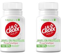 Javel en pastilles CROIX la - Boîte de 40 nettoyant multi-usages - lot de 2 - Vendu Par Lot - 80 Pastilles