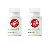 Javel en pastilles La Croix - Boîte de 40 Pastilles - Lot de 2 - Vendu Par Lot - 80 Pastilles