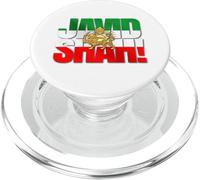 Javid Shah Drapeau iranien Perse Pahlavi Lion et Soleil PopSockets PopGrip pour MagSafe