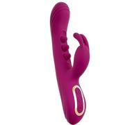 JAVIDA 2F Squirtinge Vibe - Vibromasseur passionnant avec de fortes vibrations dans la pointe de l'arbre pour des orgasmes mémorables, avec 7 modes de frappe et de vibration, violet