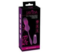 JAVIDA RC Love Balls avec 2 fonctions Perles anales Lila/Rosegold 18.5 cm/2.2-3.5 cm
