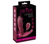 Javida RC - vibromasseur clitoridien télécommandé 3 modes - rouge