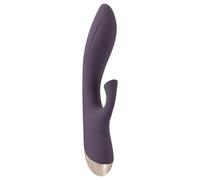 Javida - Vibrateur étanche avec stimulateur de clitoris (violet)