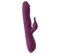 Javida - Vibromasseur 3-en-1 à va-et-vient et perles rotatives (violet)
