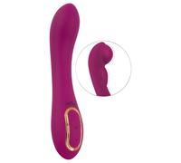 Javida - vibromasseur double stimulation gonflable - silicone violet