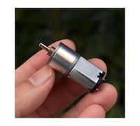 JAVJIYAI ZGA16R-030 Full Metal Gearbox Gear Electronic Starter DC 3V 3.7V 5V 185RPM Slow Speed High Torque 3mm Shaft Electronic Starter Reduction Ratio 1:91