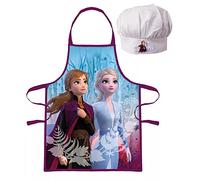 Javoli Reine des neiges 'Sisters' Noel Ensemble de Tablier pour Enfant avec Chapeau chef