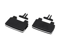 JAVON Ensemble de calandre de ventilation for climatisation arrière de voiture, for Mercedes Benz W164 ML GL 300 350 450 500 16483004549116 Évent de climatisation de voiture (Size : Black Slider 2pcs