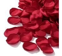 Javoryxh 2000 Pièces Pétale De Rose Artificielle Polyvalente Fleur en Tissu Réaliste pour La Décoration Fête Vacances Fournitures Mariage Tissu Réaliste Rose en Vrac
