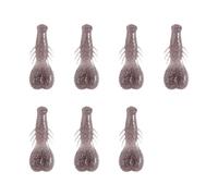 Javoryxh 7 Pièces Appâts De Pêche Accessoires Matériel Pêche 6.2 Cm 6.7g Leurre Souple Lourd Leurres Crevettes pour Truite Écrevisse Souples