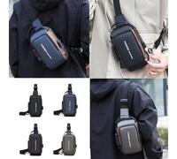 Javoryxh À Bandoulière Polyvalent Résistant L'eau Pour Hommes Coussinet Ergonomique Caractéristiques Organisationnelles Utilisation En Extérieur Fermeture Éclair Invisible Antivol