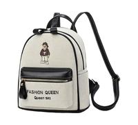 Javoryxh À Élégant D'unité Centrale De Capacité 'impression De Bande Dessinée Pour Le 'école Brodé 'ours 'étudiant 'université Avec La Courroie Réglable Sacs La Mode 'unité