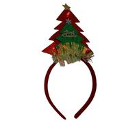 Javoryxh Accessoires de fête de Noël - Chapeau de Père Noël - Accessoires de fête saisonniers - Serre-tête lumineux pour réunions de famille