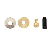 Javoryxh Adaptateur De Connecteur Coaxial Professionnel pour Antennes Voiture Trou 3/8 Pouces avec Construction en Plastique Assemblage Facile Corps Droit