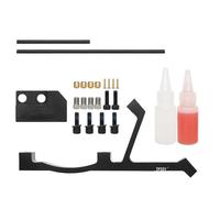 Javoryxh Adaptateur De Frein Vélo Montagne Convertisseur sur Poteau en Alliage D'aluminium Remplacement du Rotor Disque 203/220mm Installation Facile Adaptateur Frein Vélo sur