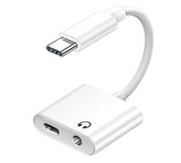 Javoryxh Adaptateurs Stéréo De Type C Cordon Conversion 100 W avec Port 3 5 Mm pour Casques Haut-parleurs Connexion Transparente Adaptateurs Stéréo Compatibles avec Plusieurs Appareils