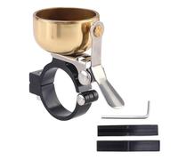 Javoryxh Anneaux De Vélo Réglables Cloches en Cuivre Vintage Klaxon Cyclisme Fort pour Route Montagne Scooter Anneaux Guidon Klaxon Accessoire Cyclisme