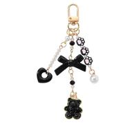 Javoryxh Arcs Ours Coeur Porte-clés Accessoires Esthétiques Porte-clés De Voiture À Main À Charmes Pour Femmes Accessoires Esthétiques