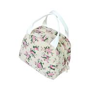 Javoryxh Boîte À Déjeuner Matelassée Florale Réutilisable Et Isolé Mallette De Rangement Pour Femmes Pour Les Pique-niques Ou Le Bureau Boîte Pratique