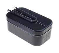 Javoryxh Boîte À Lunch en Aluminium Boîte Lunch Isolée Extérieure avec Poignées Pliables Cuisson des Aliments pour Le Camping Et La Randonnée Vaisselle Portable Conteneur pour Femmes