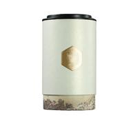 Javoryxh Boîte À Thé Légère Culture Traditionnelle Chinoise Pot De Stockage Compact De Rangement Scellée Matériau en Papier Étanche À L'humidité