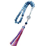 Javoryxh Bracelet en perles de prière - Bijou religieux - Accessoire religieux - Texture en verre - Convient pour un usage quotidien