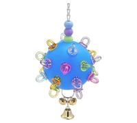 Javoryxh Cage À Jouets pour Oiseaux Stimulation Mentale Auditive Boule Croquer Suspendue Le Divertissement des Aviaires Et l'exercice du Bec Mâcher Les Perroquets Soulager L'ennui