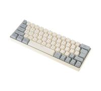 Javoryxh Clavier de jeu mécanique filaire rétroéclairé à DEL portable, 63 touches, clavier mécanique remplaçable à chaud amélioré pour les jeux
